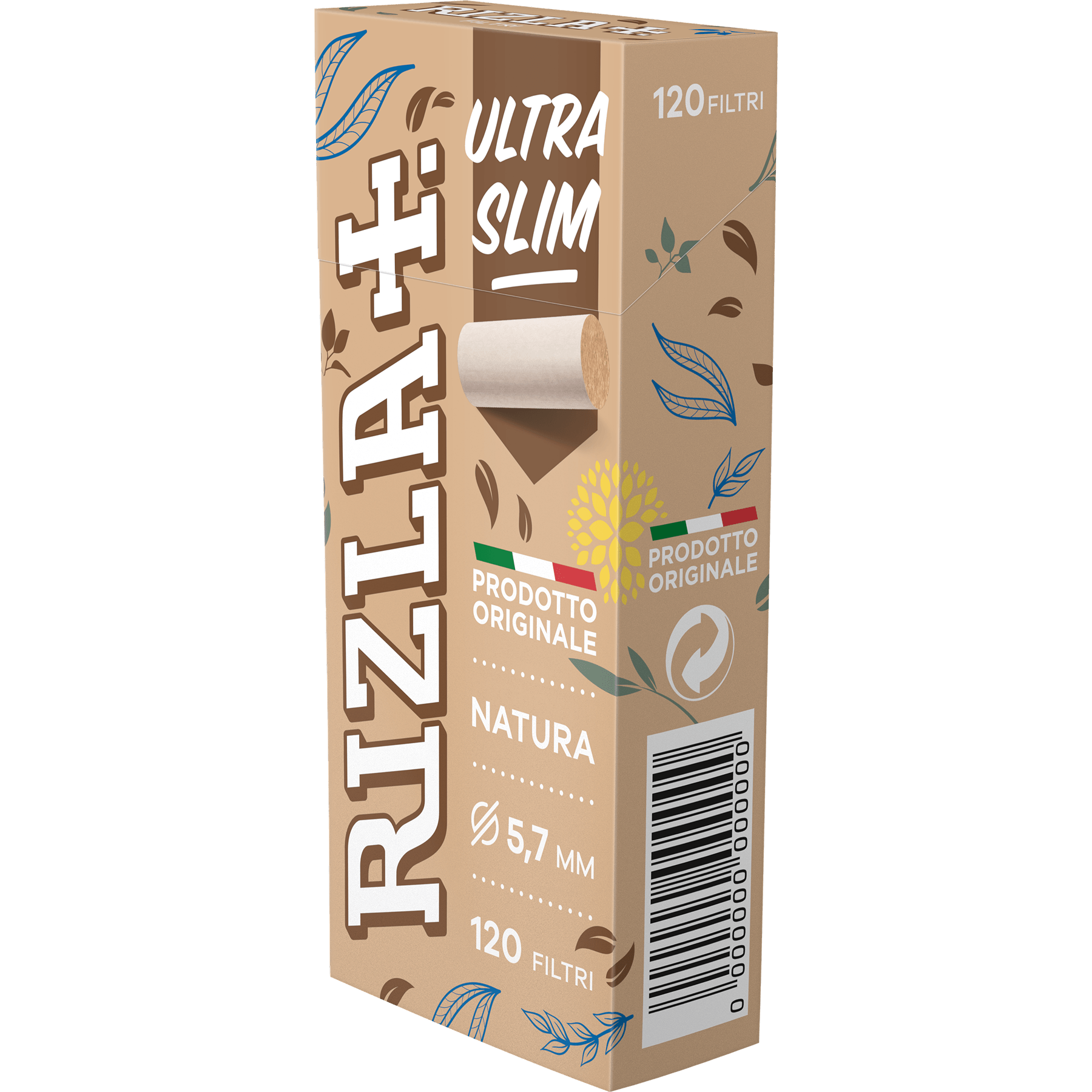 Rizla Natura Poppatips Ultra Slim