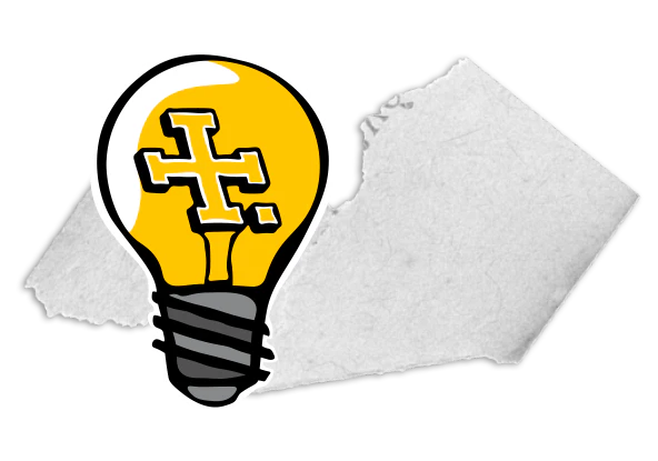 lampadina idea con carta