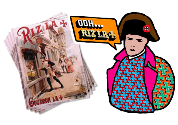 napoleone e pubblicità storiche rizla