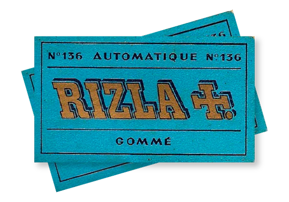 pacchetti di cartine rizla degli anni quaranta con striscia adesiva