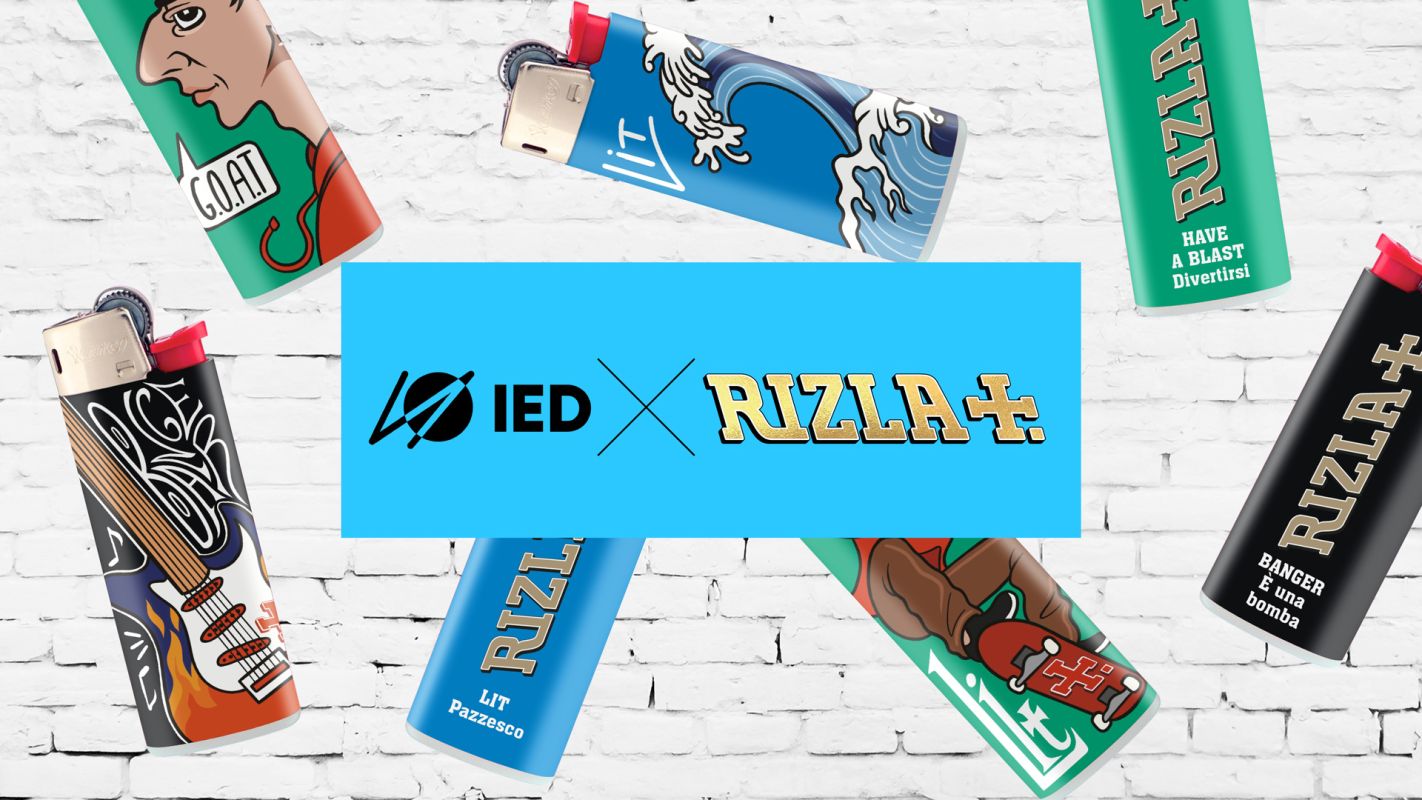 IED x RIZLA: LA LIMITED EDITION DI ACCENDINI BIC CHE HA RACCONTATO IL LINGUAGGIO DI UNA NUOVA GENERAZIONE